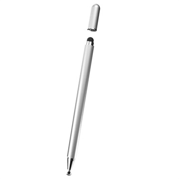 Tech-Protect Magnet Premium Stylus Kynä - Hopea