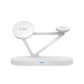 Tech-Protect QI15W-A41 3-in-1 MagSafe langaton laturi - 15W/3W/2.5W - Valkoinen