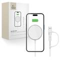 Tech-Protect QI15W-A44 MagSafe langaton latauslaite 15W - Valkoinen