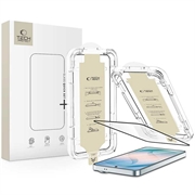 Samsung Galaxy S26 Tech-Protect Quick Set AR+ -karkaistu lasisuojakalvo - Musta reuna