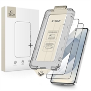 Samsung Galaxy S26+ Tech-Protect Quick Set+ 2-pack Panssarilasi - Musta reuna