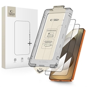 Samsung Galaxy S26 Ultra Tech-Protect Quick Set+ 2-pack Panssarilasi - Musta reuna