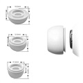 Tech-Protect AirPods Pro Silikoniset Korvatulpat - S, M, L