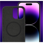 iPhone 14 Pro Max Tech-Protect Silicone MagSafe Suojakuori - Musta