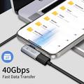 Tech-Protect UltraBoost AA01 Oikea USB-C-sovitin - 40Gbps - harmaa