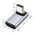 Tech-Protect UltraBoost AA02 40Gbps kulma USB-C-sovitin - harmaa