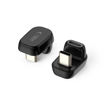Tech-Protect UltraBoost AA04 40Gbps kulma USB-C-sovitin - musta
