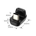 Tech-Protect UltraBoost AA04 40Gbps kulma USB-C-sovitin - musta