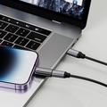 Tech-Protect UltraBoost Lightning USB-C-sovitin (Avoin pakkaus - Bulkki) - musta