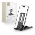 Tech-Protect Z5 Taitettava alumiiniteline älypuhelimille, tablet-laitteille ja e-lukulaitteille - 4" - 8.3" - musta
