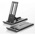 Tech-Protect Z5 Taitettava alumiiniteline älypuhelimille, tablet-laitteille ja e-lukulaitteille - 4" - 8.3" - musta