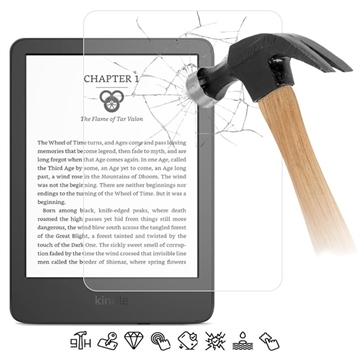 Amazon Kindle Colorsoft suojalasi - 9H - Case Friendly - läpinäkyvää