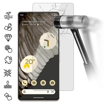 Google Pixel 8 Pro Panssarilasi - 9H - Case Friendly - Läpinäkyvä