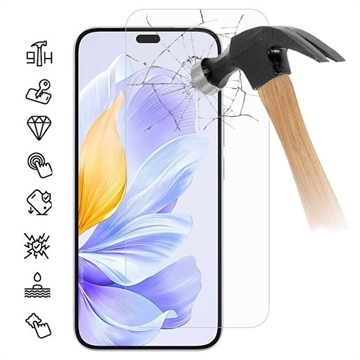 Honor X60i Temperoitu Panssarilasi - 9H - Case Friendly - Läpinäkyvä
