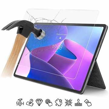 Lenovo Tab P12 Pro Panssarilasi - 9H - Case Friendly - Läpinäkyvä