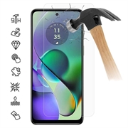 Motorola Moto G54 Panssarilasi - 9H - Case Friendly - Läpinäkyvä
