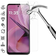 Motorola Moto G55 Temperoitu Panssarilasi - 9H - Case Friendly - Läpinäkyvä