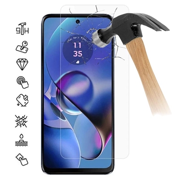 Motorola Moto G64 Panssarilasi - 9H, 0.3mm - Case Friendly  - Läpinäkyvä