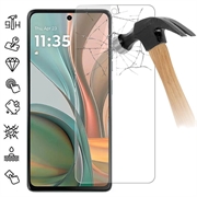 Motorola Moto G75 Temperoitu Panssarilasi - 9H - Case Friendly - Läpinäkyvä