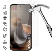 Motorola Moto G77 Panssarilasi - 9H - Case Friendly - läpinäkyvää
