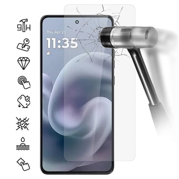 Motorola Moto G86 Power Panssarilasi - 9H - Case Friendly - läpinäkyvää