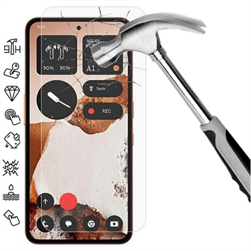 Nothing CMF Phone 2 Pro karkaistua lasia näytönsuoja - 9H - Case Friendly - läpinäkyvää