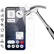 Nothing Phone (3a) Pro Temperoitu Panssarilasi - 9H - Case Friendly - Läpinäkyvä