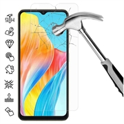 Oppo A18 Panssarilasi - 9H - Case Friendly - Läpinäkyvä
