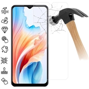 Oppo A59 Panssarilasi - 9H - Case Friendly - Läpinäkyvä