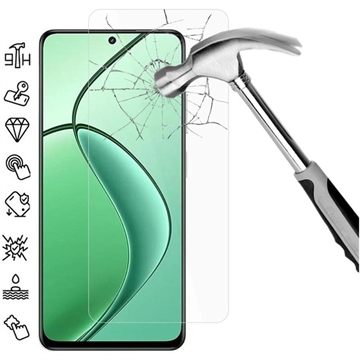 Realme 12x Panssarilasi - 9H, 0.3mm - Case Friendly  - Läpinäkyvä