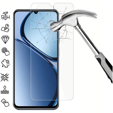Realme C63 Panssarilasi - 9H, 0.3mm - Case Friendly  - Läpinäkyvä