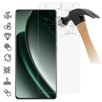 Realme GT 6 Temperoitu Panssarilasi - 9H - Case Friendly - Läpinäkyvä