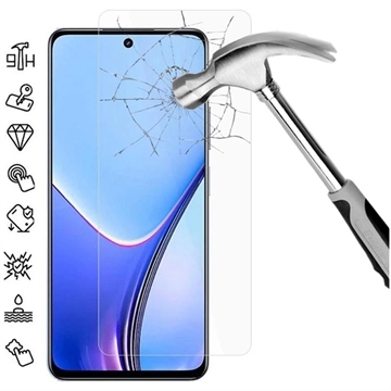 Realme V50s Panssarilasi - Case Friendly - Läpinäkyvä