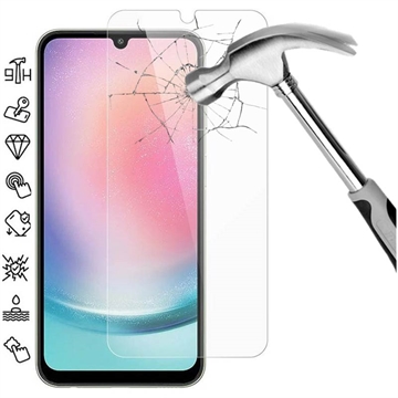 Samsung Galaxy A25 Panssarilasi - 9H - Case Friendly - Läpinäkyvä