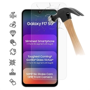 Samsung Galaxy F17 Panssarilasi - 9H - Case Friendly - läpinäkyvää