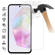 Samsung Galaxy M35 Panssarilasi - 9H, 0.3mm - Case Friendly  - Läpinäkyvä
