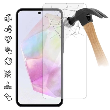 Samsung Galaxy M35 Panssarilasi - 9H, 0.3mm - Case Friendly  - Läpinäkyvä