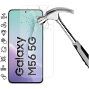 Samsung Galaxy M56/F56 karkaistua lasia näytönsuoja - 9H - Case Friendly - läpinäkyvää