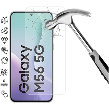 Samsung Galaxy M56 karkaistua lasia näytönsuoja - 9H - Case Friendly - läpinäkyvää
