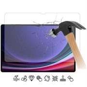 Samsung Galaxy Tab S10 Ultra Temperoitu Panssarilasi - 9H - Case Friendly - Läpinäkyvä
