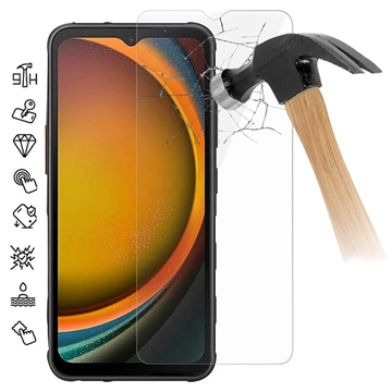 Samsung Galaxy Xcover7 Panssarilasi - 9H - Case Friendly - Läpinäkyvä