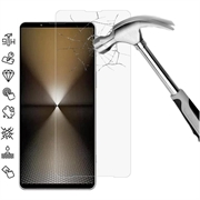 Sony Xperia 1 VI Panssarilasi - 9H, 0.3mm - Case Friendly  - Läpinäkyvä