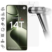 Xiaomi 14T/14T Pro Temperoitu Panssarilasi - 9H - Case Friendly - Läpinäkyvä
