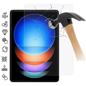Xiaomi Pad 6S Pro 12.4 Panssarilasi - 9H - Case Friendly - Läpinäkyvä