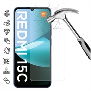 Xiaomi Redmi 15C 4G/Poco C85 4G Suojalasi - 9H - Case Friendly - läpinäkyvää