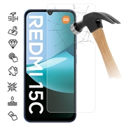 Xiaomi Redmi 15C Panssarilasi - 9H - Case Friendly - läpinäkyvää