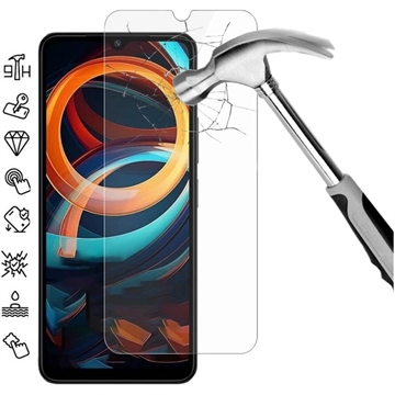 Xiaomi Redmi A3 Pro Temperoitu Panssarilasi - 9H - Case Friendly - Läpinäkyvä