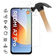 Xiaomi Redmi A7 Pro Panssarilasi - 9H - Case Friendly - läpinäkyvää