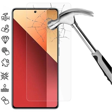 Xiaomi Redmi Note 13 Pro 4G/Poco M6 Pro Panssarilasi - 9H - Case Friendly - Läpinäkyvä