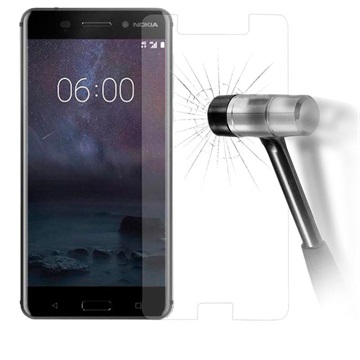 Nokia 6 Suojaava Karkaistun Lasin Panssarilasikalvo